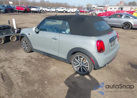 2020 Mini Convertible Cooper z USA, uszkodzony, nr VIN WMWWJ3C02L3L35152